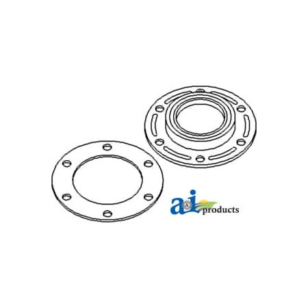 A & I Products Retainer Seal & Gasket, Rear Axle 6" x6" x1" A-A8NN4248A